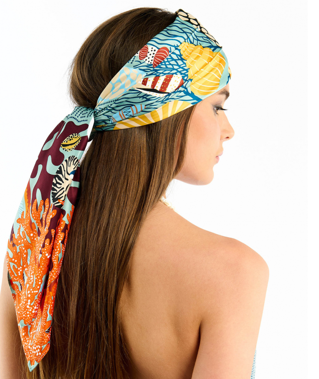 Wild- Moyen foulard CORAIL