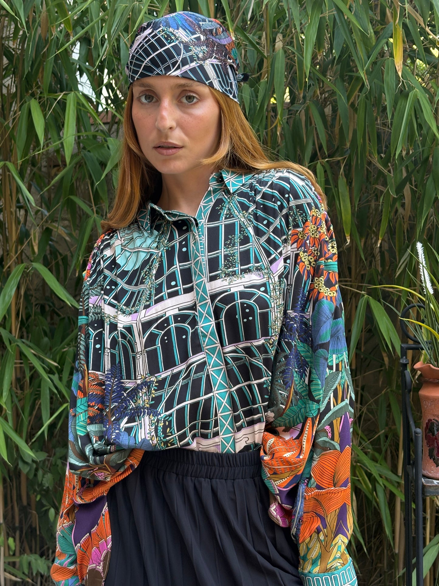 WILD- Chemise Meline Jardin