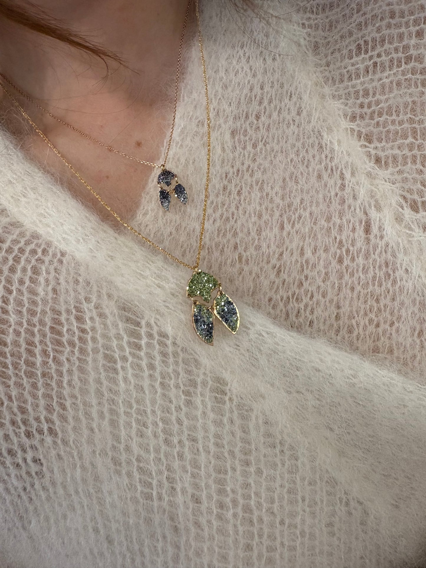 Collier long Khépri Scarabée