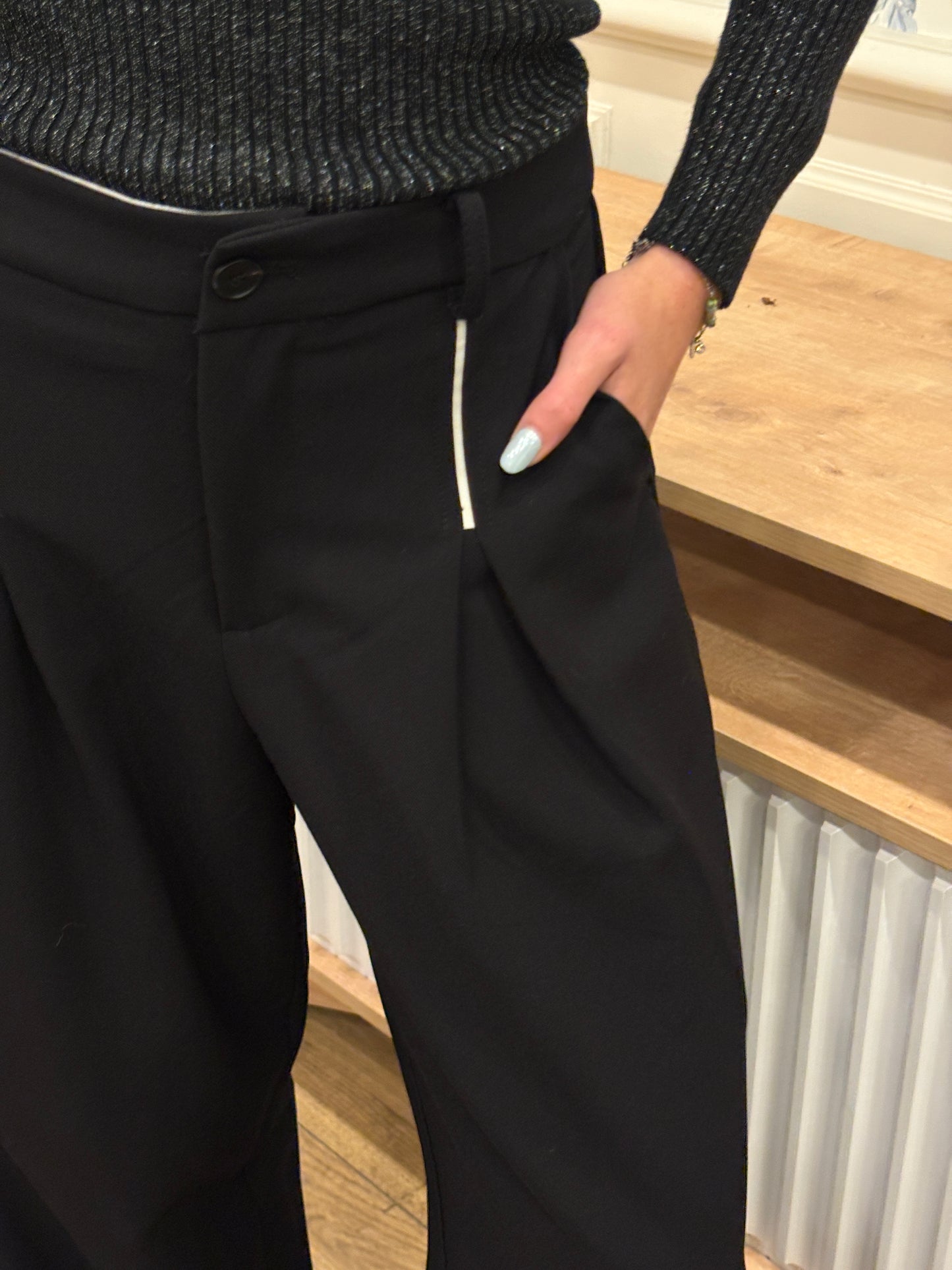 Majestic - Pantalon Noir