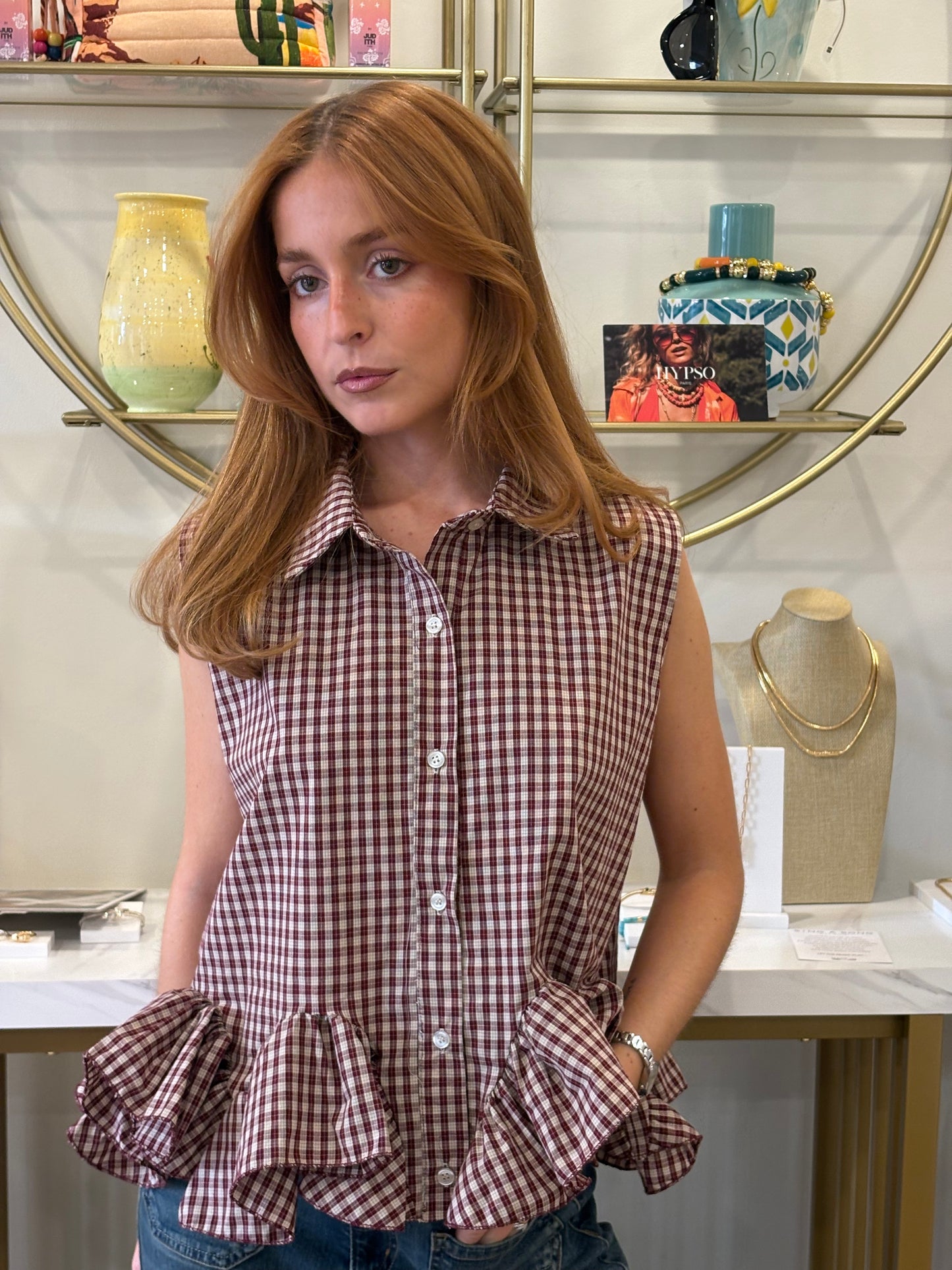 Chemise Tulipe Carreau