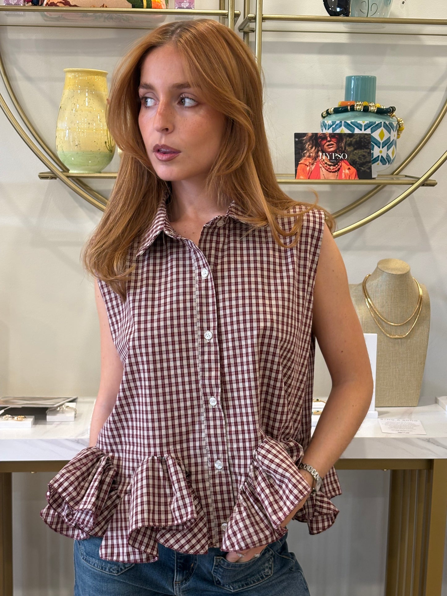 Chemise Tulipe Carreau