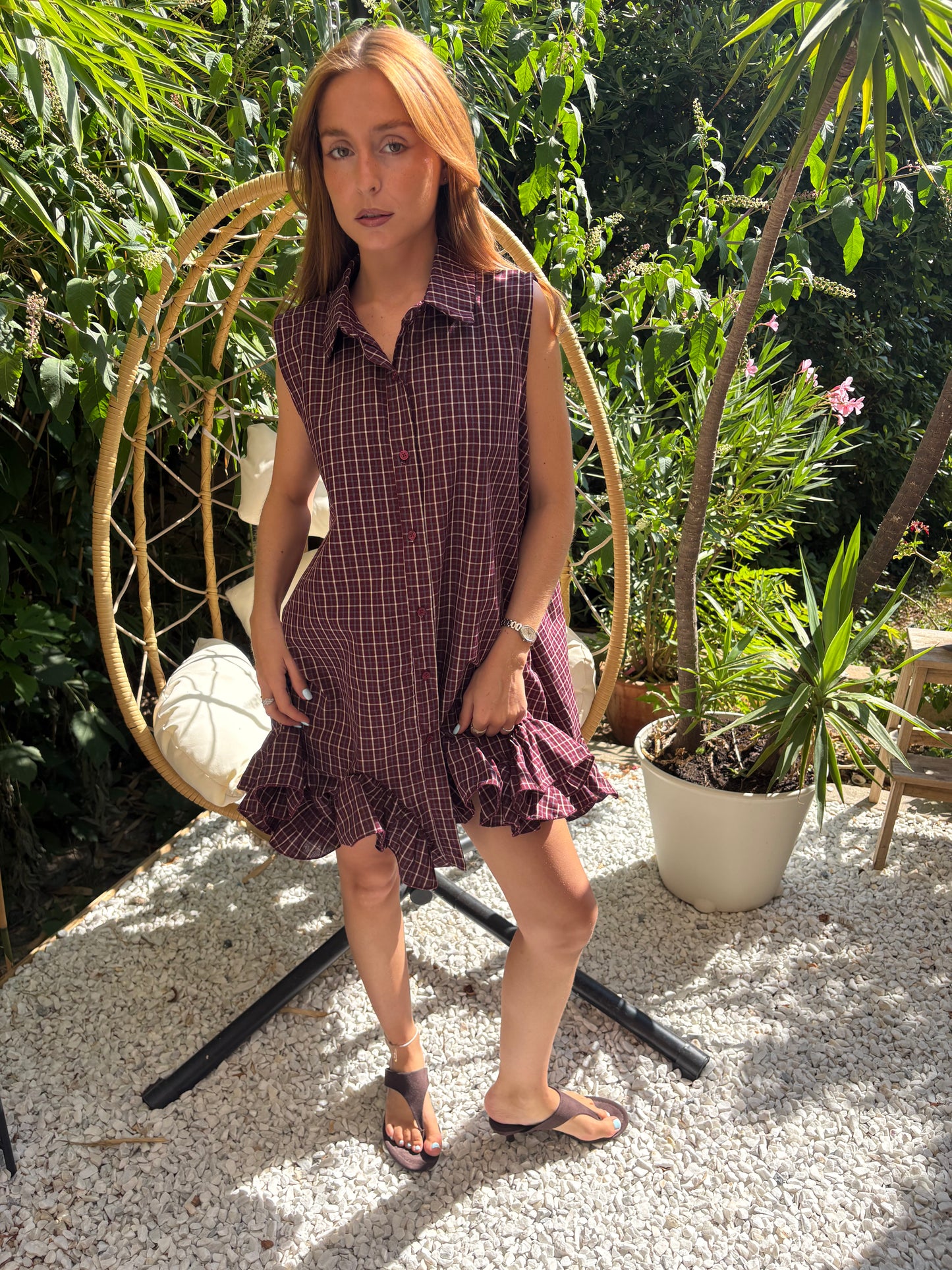 Robe Tulipe Carreau
