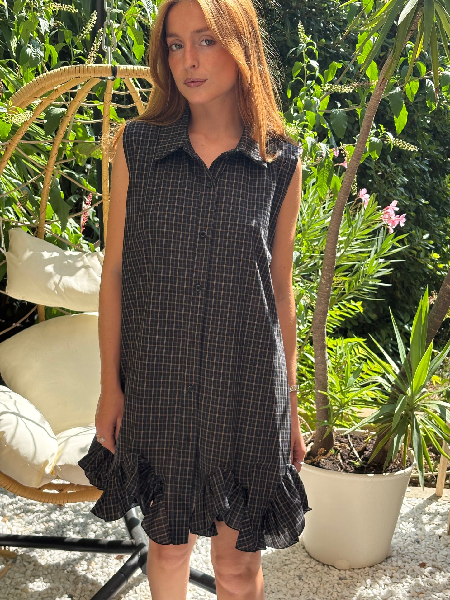 Robe Tulipe Carreau