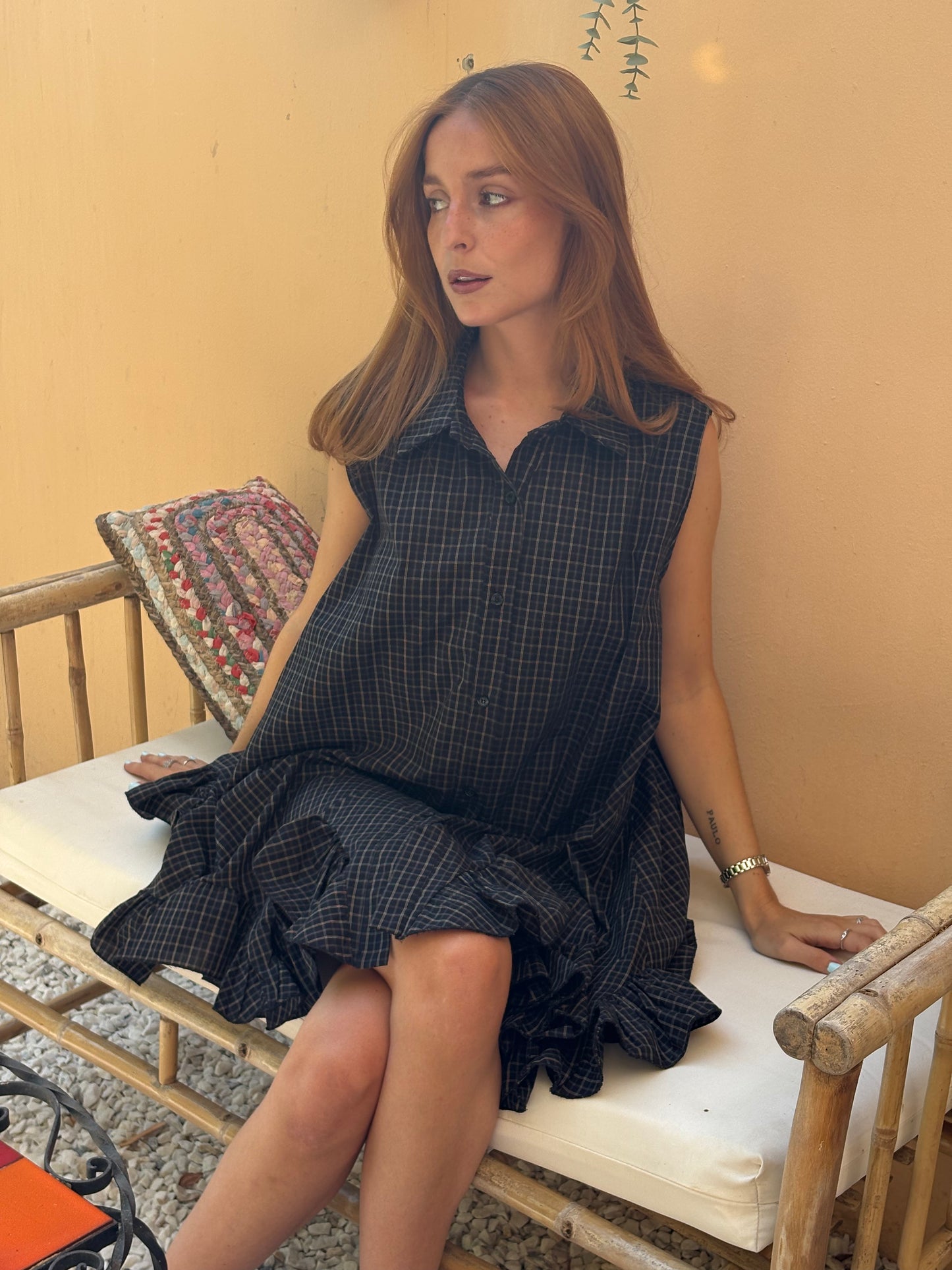 Robe Tulipe Carreau