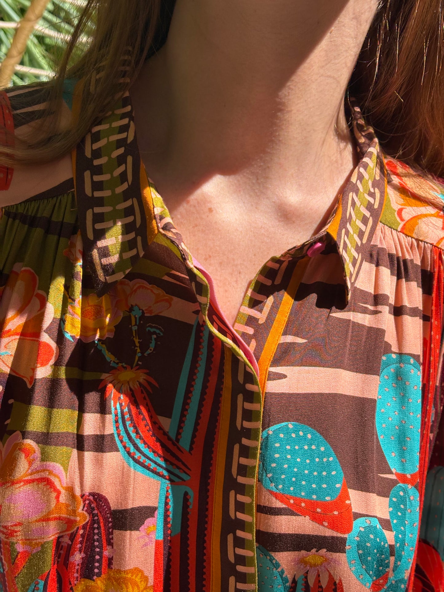 WILD- Chemise Meline Cactus