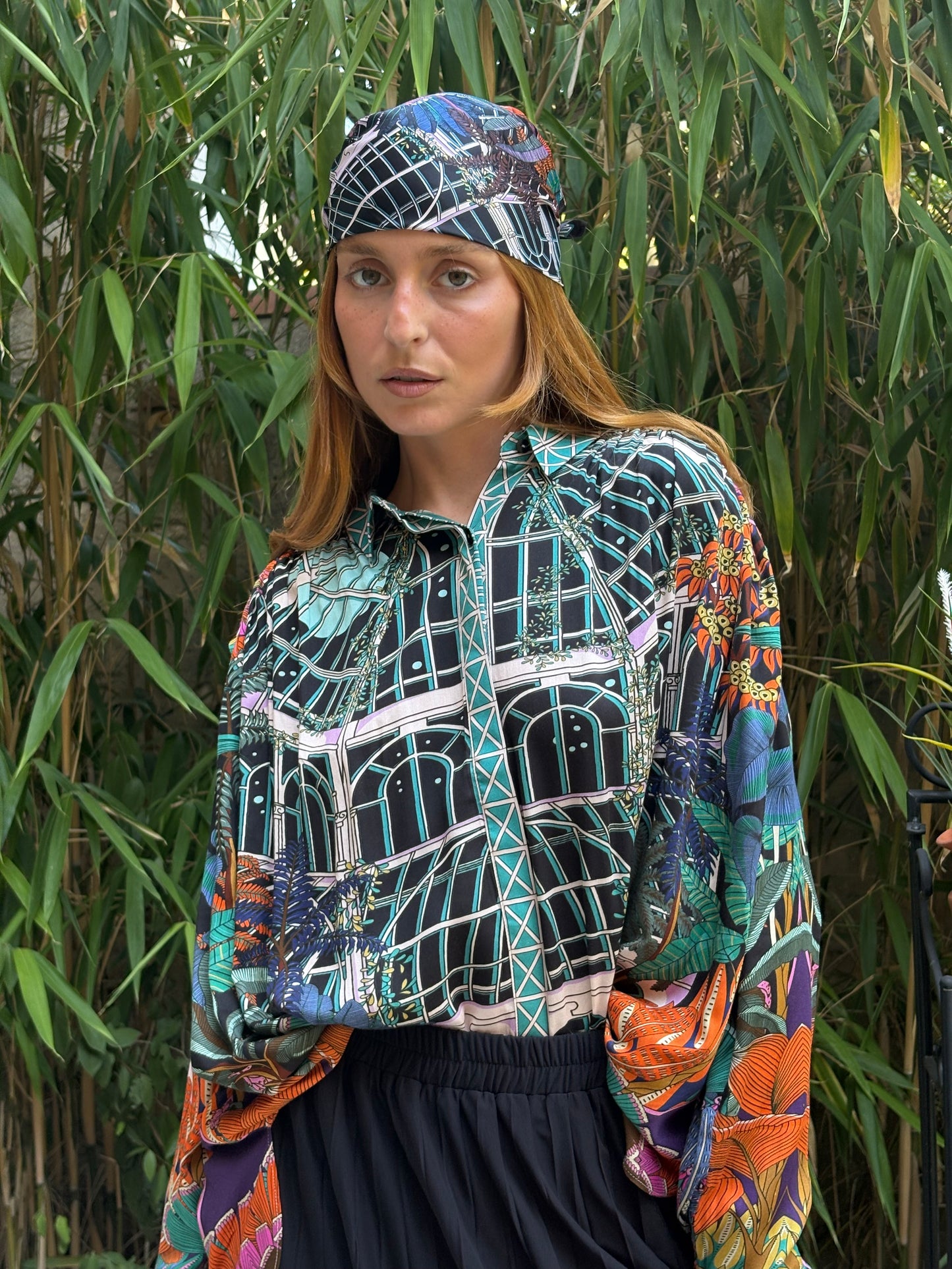 WILD- Chemise Meline Jardin