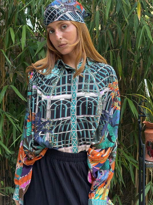 WILD- Chemise Meline Jardin