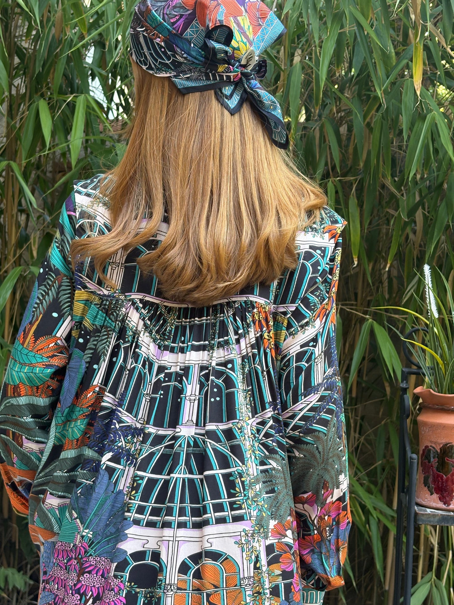 WILD- Chemise Meline Jardin