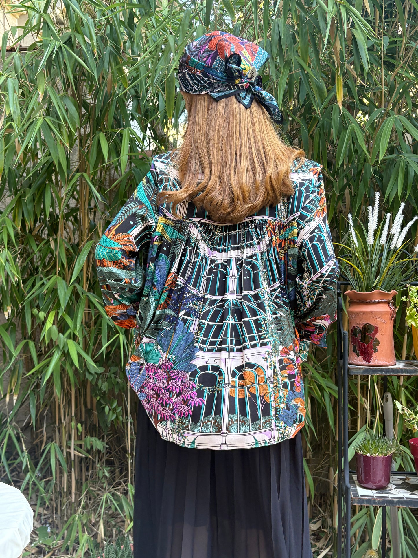 WILD- Chemise Meline Jardin