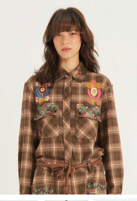 Heritage Powder Embroidered Shirt